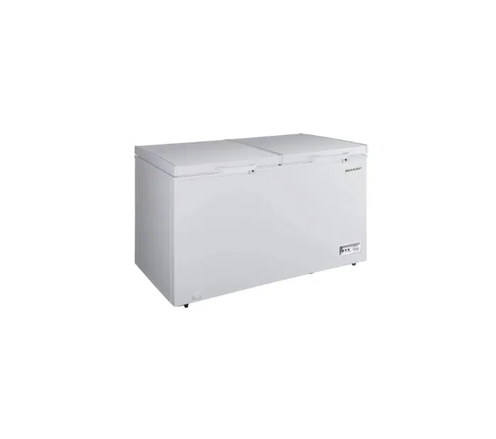 Sharp 660 Litres Chest Freezer Double Door 21 Cubic Feet White Model SCF-K660X-WH3 | 1 Year Full 5 Years Compressor Warranty.