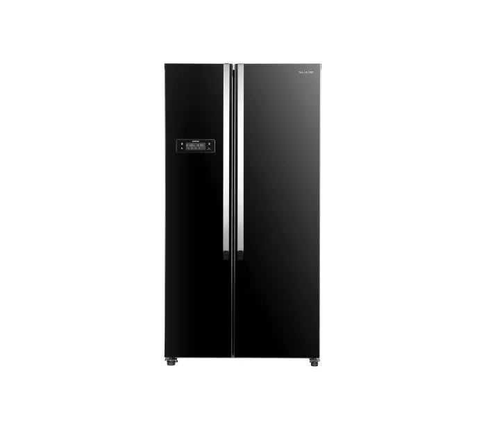 Sharp 645 Litres Refrigerator Side by Side Black Model SJ-X645-BK3 |  1 Year Full 5 Years Compressor Warranty.