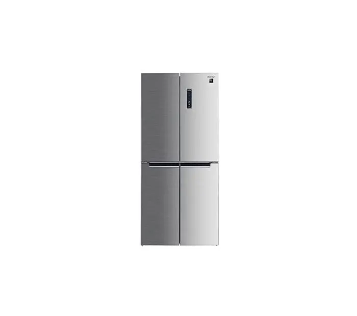 Sharp 560 Litres Refrigerator French 4 Door Energy Efficient Inverter Silver Model SJ-FH560-DS3 | 1 Year Full 5 Years Compressor Warranty.