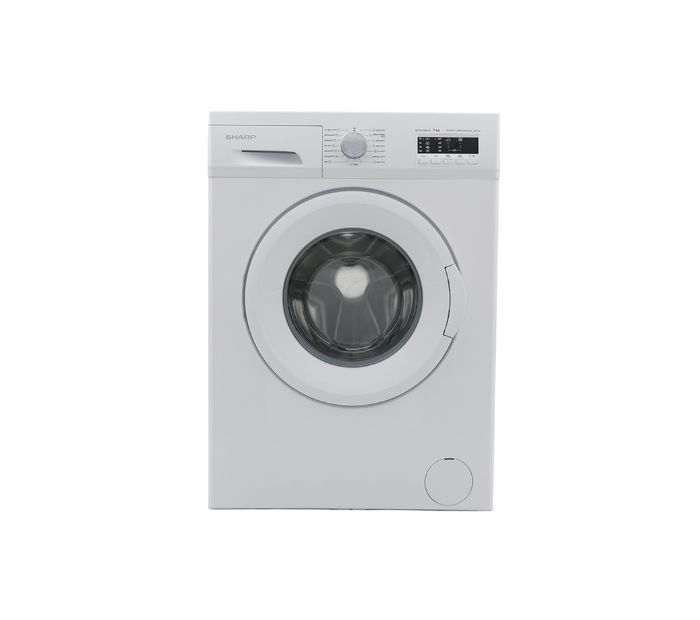 Sharp 7 Kg 1000 RPM Front Load Washing Machine Made in Turkey White Model ES-FE710CZL-W | 1 Year Warranty