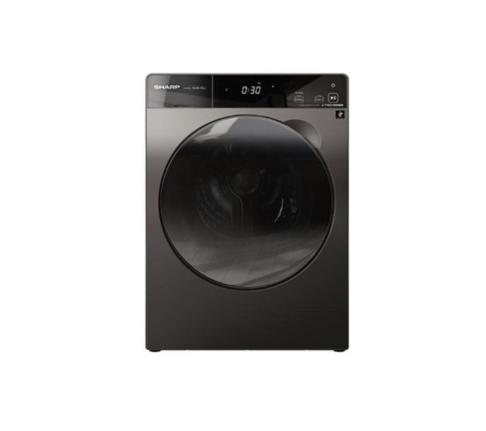 Sharp 10.5 Kg Washer Dryer Front Load 1400 RPM Number of programs 15 Silver Model ES-DP1054KJZ-S | 1 Year Warranty