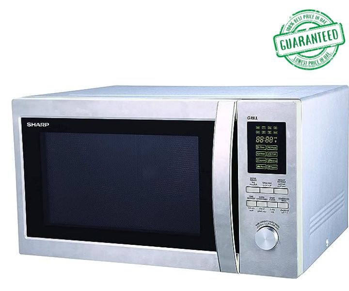Sharp 43 Liters Microwave With Grill Color Silver Model-R-78BT-(ST) | 1 Year Warranty.
