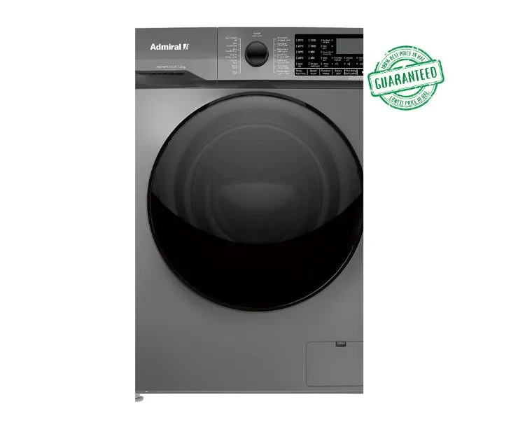 Admiral 8 Kg Front Load Washing Machine Color Silver Model ADFW812SCP | 1 Year Full Warranty.