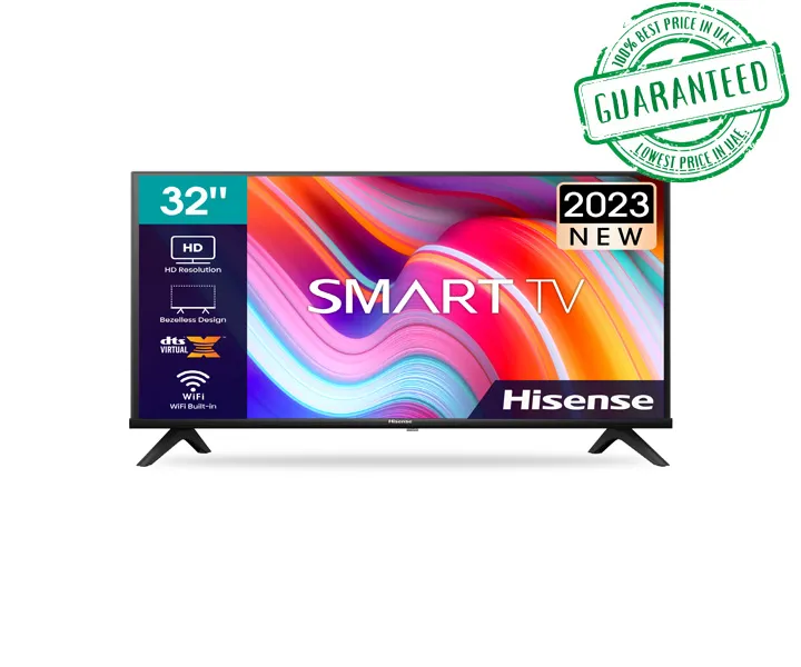 Hisense 32 Inch HD Smart TV VIDAA Dolby DTS HD Sound High Contrast Model 32A4K | 1 Year Warranty.