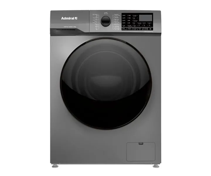 Admiral 7 Kg Front Load Washer Color Silver Model ADFW710SCP | 1 Year Brand Warranty.