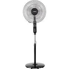 KHIND 16 Inch Stand Fan, 3 Leaf AS Blade, 3 Speed Manual Control, Built-in Thermal Fuse, SF1682V2 – Winter Grey