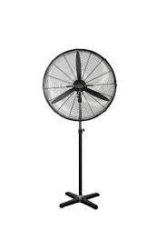 KHIND SF2402 Industrial Stand Fan with High Velocity, Adjustable Height and Three-speed mode, Auto Oscillation for Wide Coverage