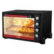 KHIND 2180W Electric Oven 60L Capacity Timer upto 60mins with Rotisserie and Convection Function Color Black/ Red Model OT6005 | 1 year warranty