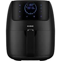 KHIND 1400w Air Fryer 3.5L Capacity 8-Preset Menus Timer and Temperature Control Low Fat Cooking up to 80% - Black Black Model ARF3000 | 1 Year Warranty