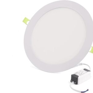 KHIND 18W LED Ceiling 8-inch LED Ceiling light Panel Round super thin With 3000K Warm White Color Model- ‎‎1440LM | 1 year warranty