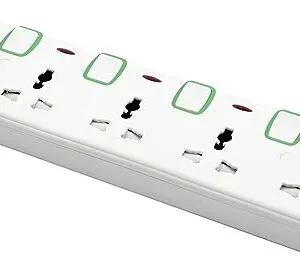 KHIND Extension Socket 5 Outlets Universal White Color Model- ‎‎ES8153MR | 1 year warranty