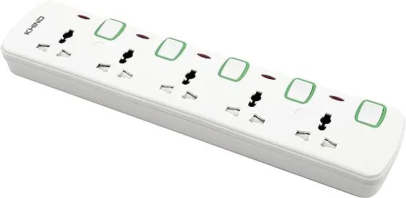 KHIND Extension Socket 5 Outlets Universal  White Color Model- ‎‎ES8153MR | 1 year warranty