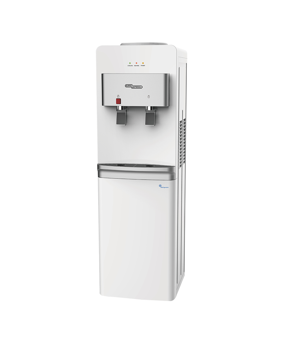 Super General Free Standing Water Dispenser Color Off White Model SGL1991N | 1 Year Full 5 Years Compressor Warranty