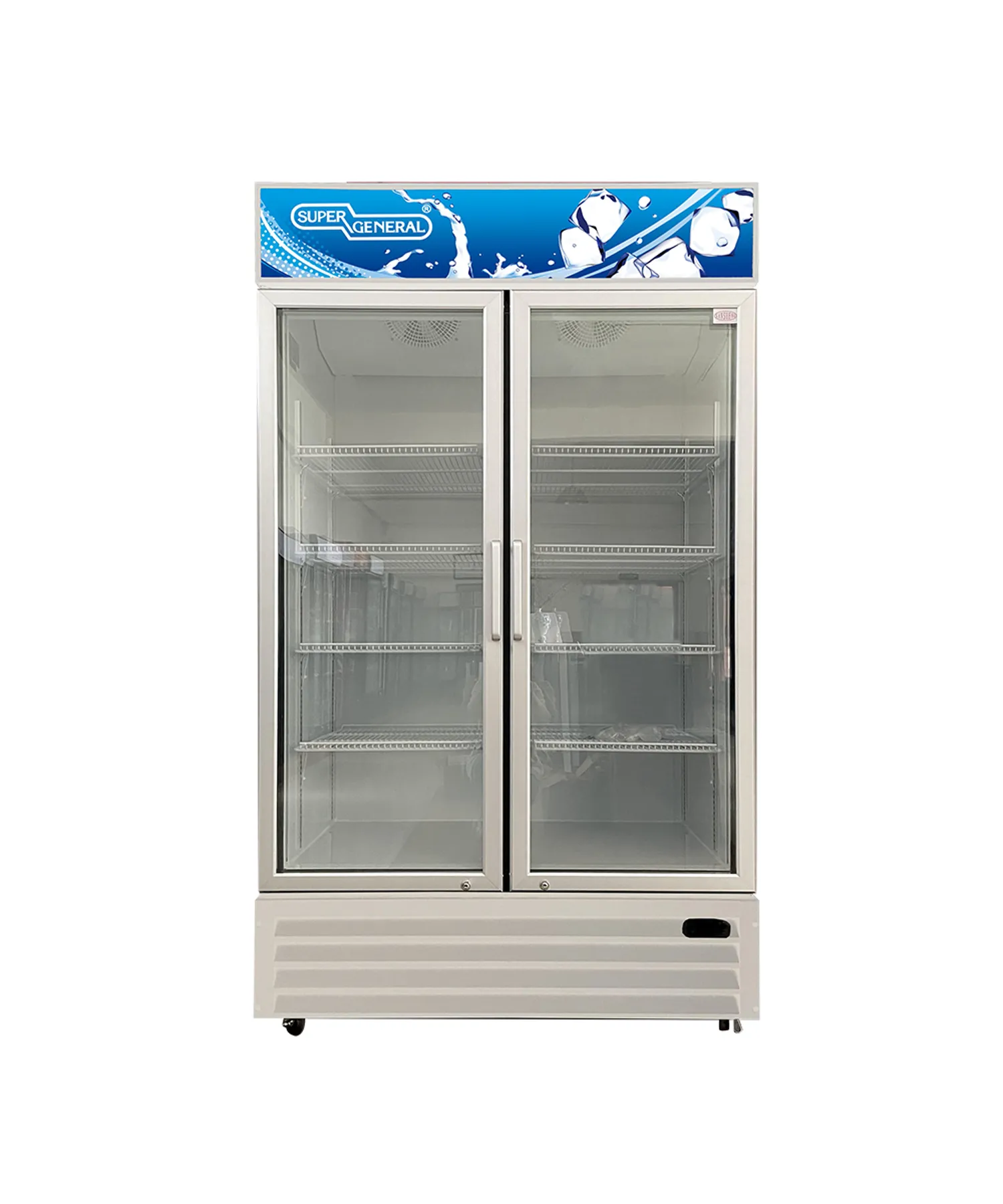 Super General 1000 Liter Double Door Chiller Color White Model – SGSC1220AIF – 1 Year Full 5 Years Compressor Warranty.