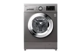 LG 8.0 Kg Front Load Washing Machine Chrome Knob Silver Model FH2J3TNG5 | 1 Year Warranty