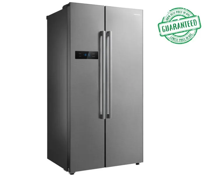 Daewoo 689 Litres Side By Side Refrigerator Silver Model-DW-FRS-689SSI | 1 Year Full 5 Years Compressor Warranty.