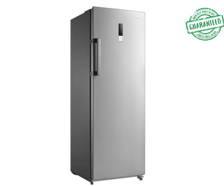 Daewoo 312 Litres Upright Freezer Color Silver Model-DW-DUF-312S | 1 Year Full 5 Years Compressor Warranty.