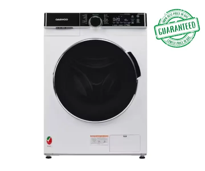 Daewoo 8 KG Front Loading Washing Machine White Model-DW-DWD-8W1412I | 1 Year Brand Warranty.