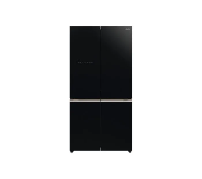 Hitachi 720 Liter French Door Refrigerator Color Black Model – RWB720VUK0GBK – 1 Year Full 10 Years Compressor Warranty.