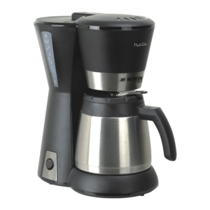 Elekta Platinum 1.2L Coffee Maker Machine with Stainless Steel Thermo Jug Color Black Model EP-CM-151S