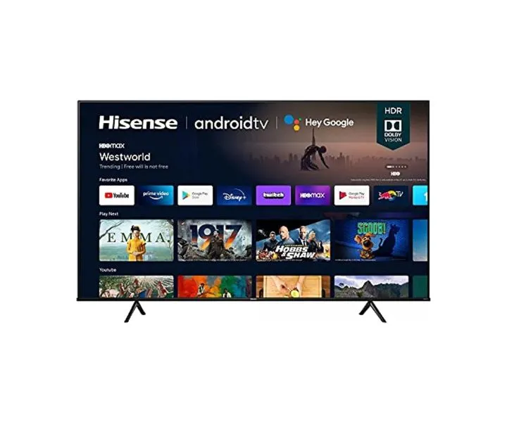 Hisense 75 Inch 4K UHD Smart Tv HDR DTS Virtual X YouTube/ Netflix Black Model 75A62KS | 1 Year Full Warranty.