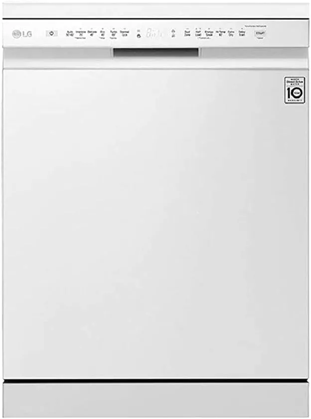 LG 14 Place Freestanding Dishwasher With 5 Programs Color White Model – DFB425FW – 1 Year Full Warranty.