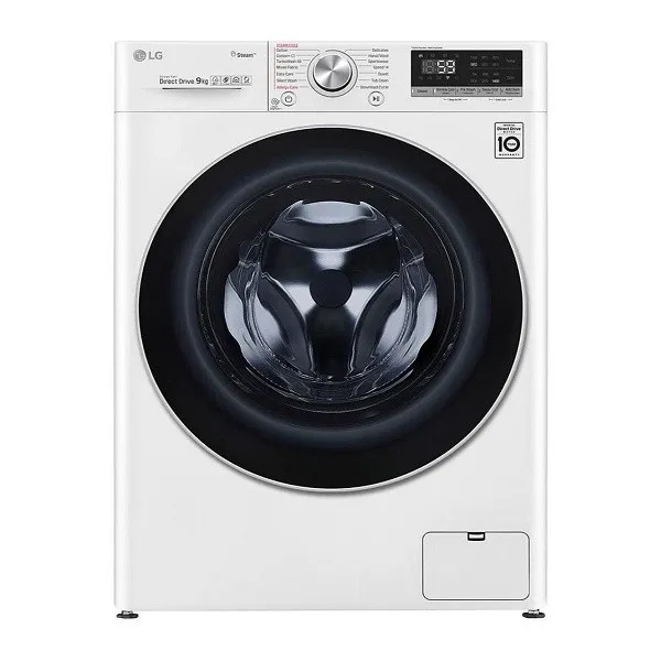 LG 9 KG Front Loading Washing Machine White Model F4R3VYG3W | 1 Year Brand Warranty