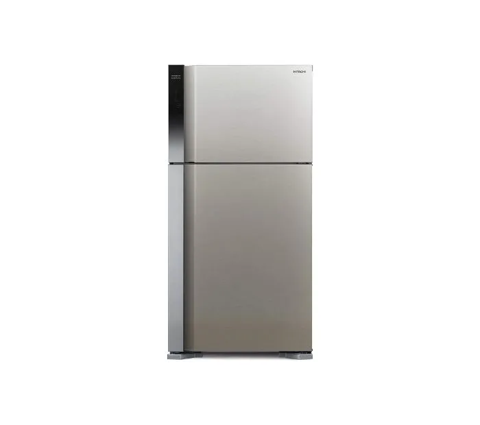 Hitachi 710 Liter Top Mount Refrigerator Pure Brilliant Silver Model RV710PUK7KBSL | 1 Year Full 10 Year Compressor Warranty