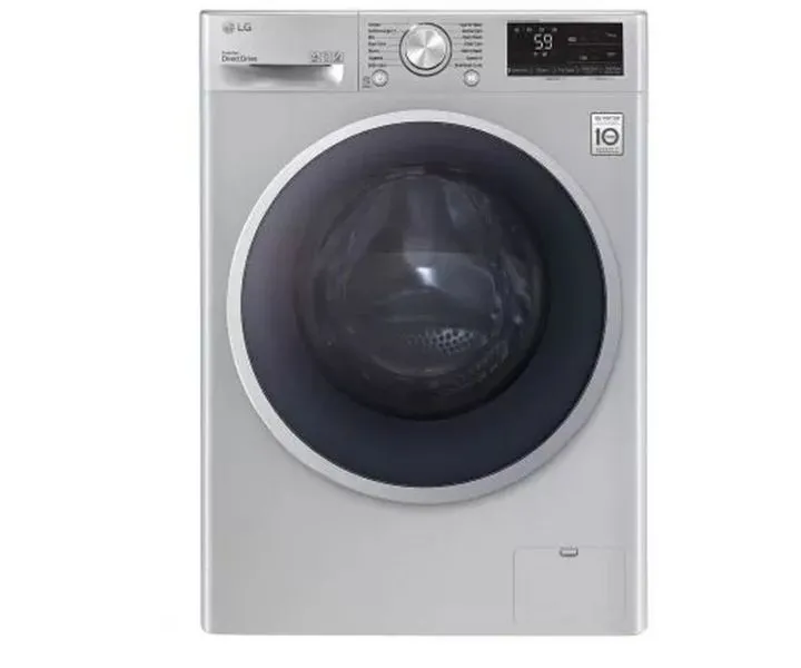 LG 9 Kg Front Load Washing Machine Steam 1400 RPM Color Silver Model – F4R5VYGSL – 1 Year Full Warranty.