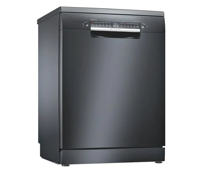 Bosch 60 cm Free-Standing Dishwasher  Black Inox Model SMS4HMC65M | 1 Year Brand Warranty.