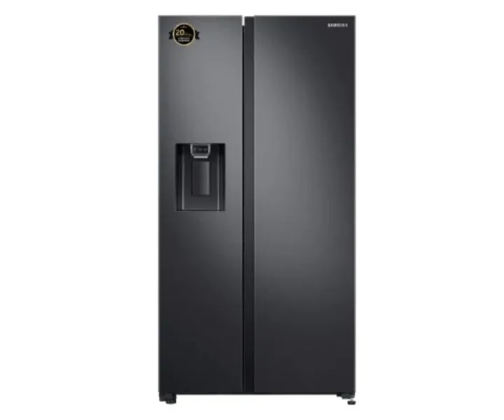 Samsung 609 Litres Side By Side Style Fridge Freezer Silver Model-RS68A8520 | 1 Year Full 5 Years Compressor Warranty.