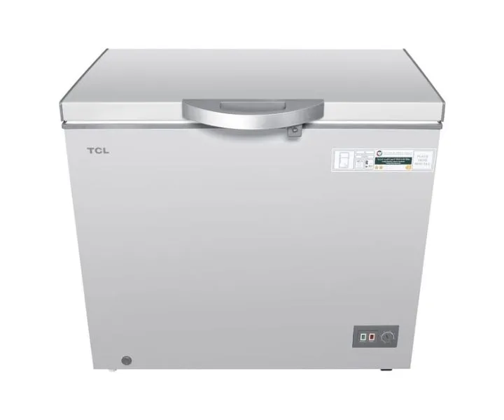 TCL 326 Litres Chest Freezer Single Door Color Silver Model-F326CFSL | 1 Year Full 5 Years Compressor Warranty.