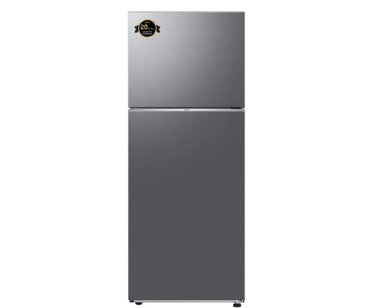 Samsung 411 Liter Top Mount Refrigerator With Optimal Fresh+ Digital Inverter Compressor Refined Inox Model – RT60CG6424S9 – 1 Year Full 20 Years Compressor Warranty.
