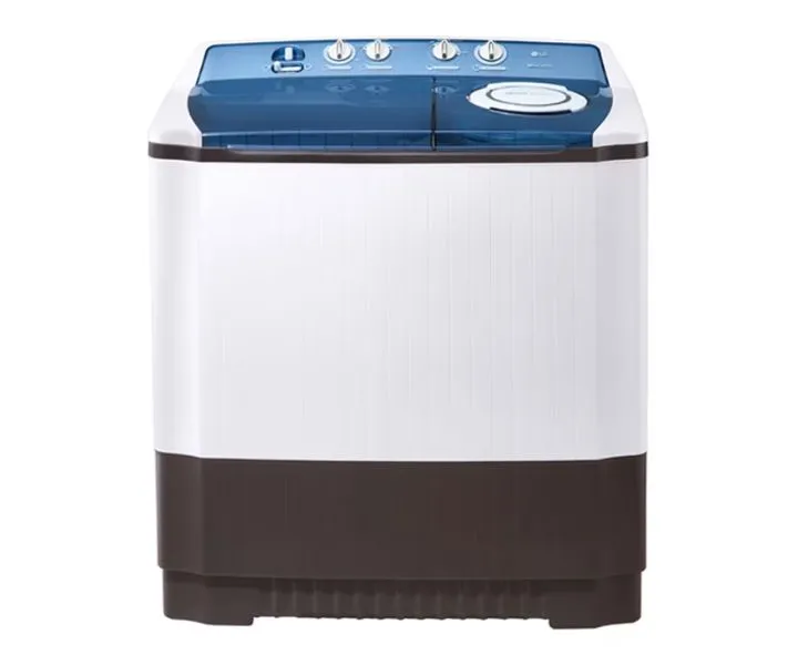 LG 16 Kg Twin Tub Semi Automatic Washing Machine With 3 Wash Program Color White Model – P1860RWPC – 1 Year Warranty.