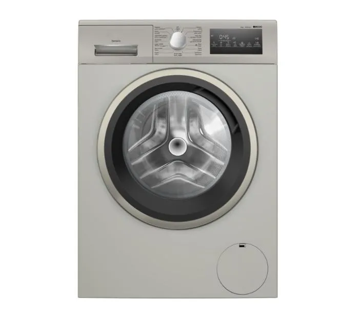 Siemens 8 Kg iQ300 Front Load Washing Machine Color Silver Model WM14U28XGC | 1 Year Warranty.