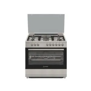Indesit Gas Cooker 90cm Grill Silver IM9GC1KCXME