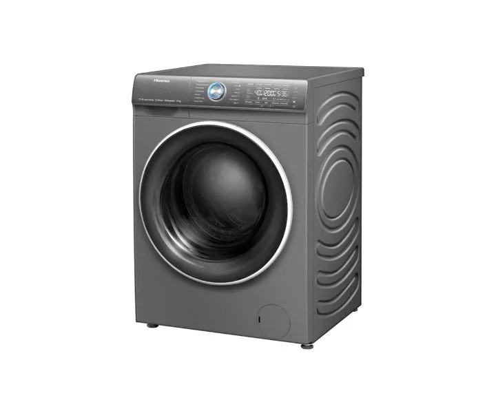 Hisense 12 Kg Front Load Washing Machine 1400 RPM Quick Washer Inverter Color Grey Model – WFQA1214EVJMT – 1 Year Warranty.