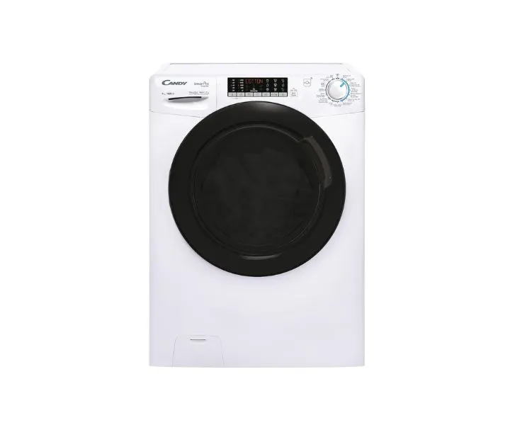 Candy 9 Kg Frond Load Washing Machine Smart Inverter 1400 RPM Color White Model – CSO496TWMB-19 – 1 Year Brand Warranty.