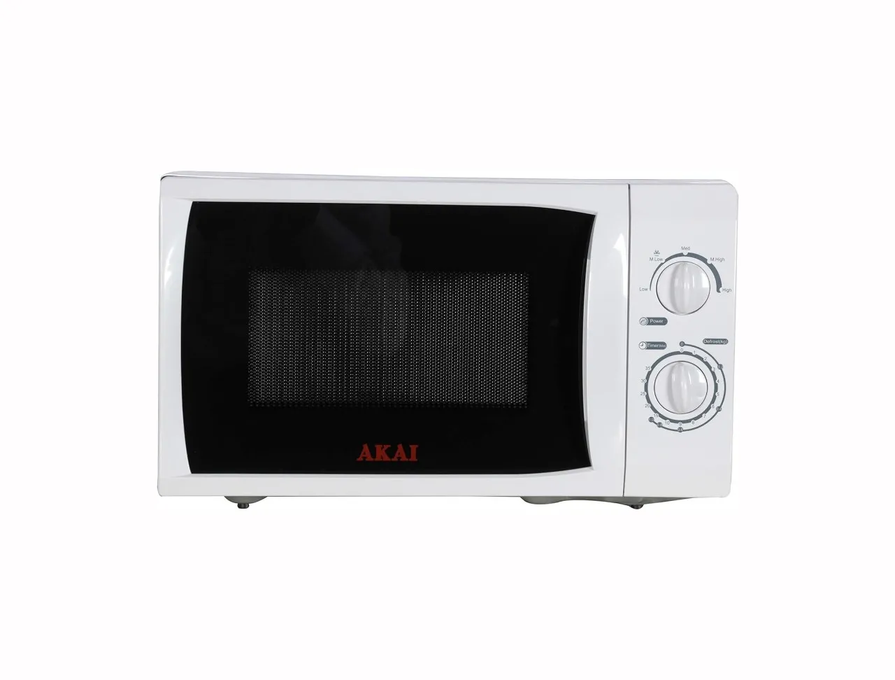 Akai 20 Liter Microwave Oven 700 Watts Color White Model | MWMA-M21MW | 1 Year Warranty.