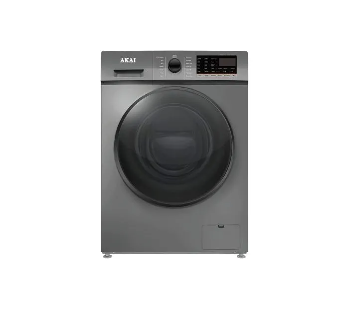 Akai 7 Kg Front Load Washing Machine With Inverter Motor Grey Model – WMMA-SFL74QBS – 1 Year Warranty.