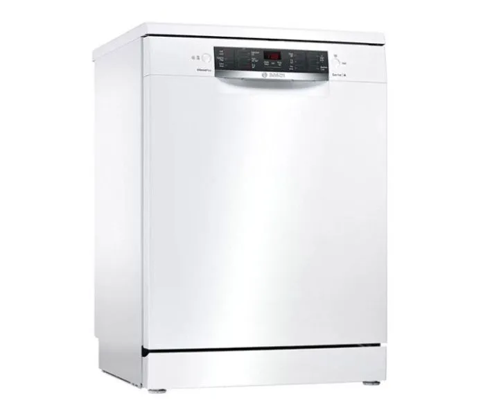 Bosch 60 cm Free-Standing Dishwasher White Model SMS46NW01B  | 1 Year Brand Warranty.