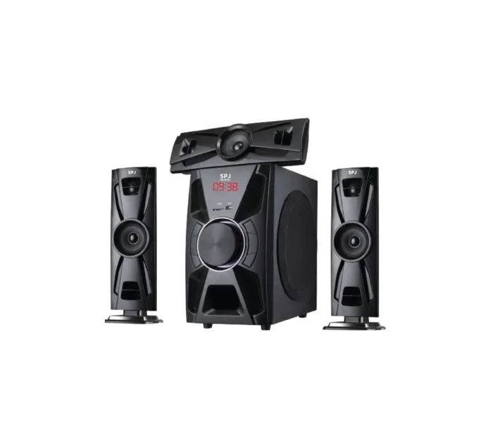 SPJ 3.1 Channel Speaker Black Model SS-3010U |1 Year Warranty