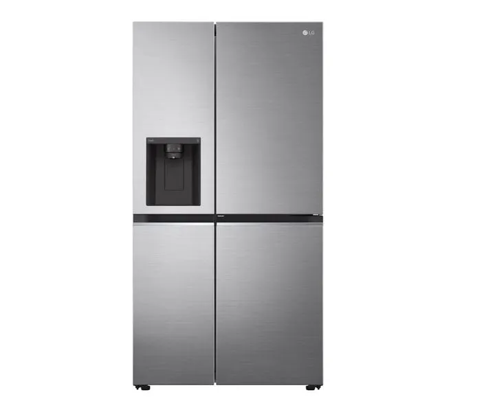 LG 674 L Side by Side Refrigerator Color Silver Model-GR-J267SLSS | 1 Year Full 10 Years Compressor Warranty