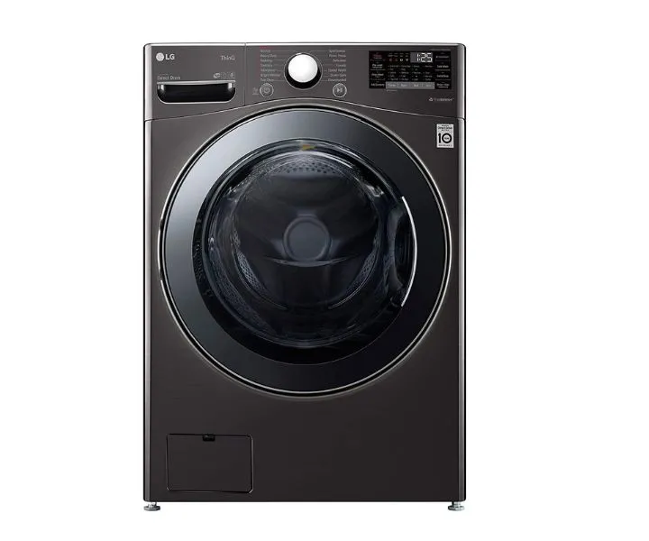 LG 20 Kg Washer 12 Kg Dryer Front Load Turbo Wash Technology 1400 RPM Color Silver Model – F20L2CRV2E2 – 1 Year Full Warranty.