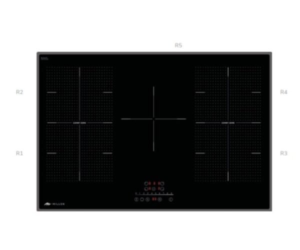 MILLEN Built in Induction Hob Model-MIH 702 BL